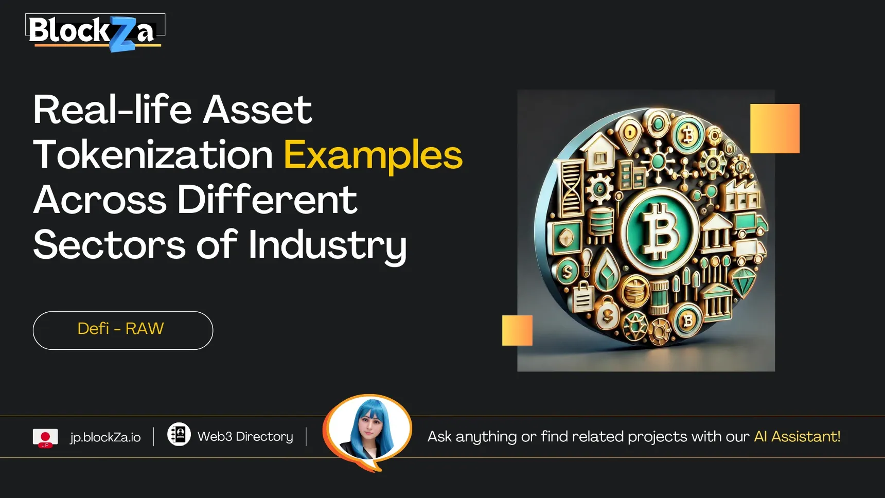 Real-life Asset Tokenization Examples Across Different Sectors of Industry